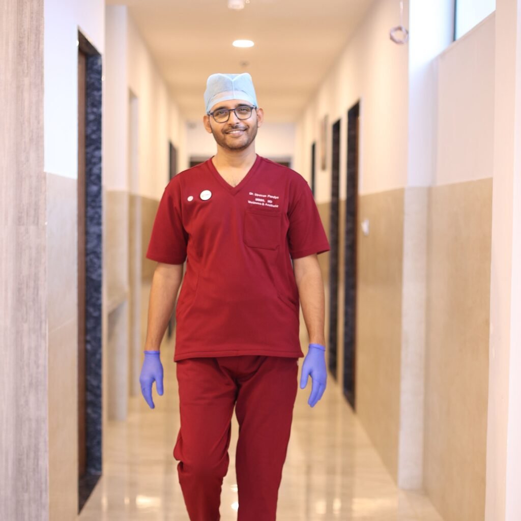 Hair transplant surgeon Dr Upavan Pandya at Vibra Clinics, Udaipur